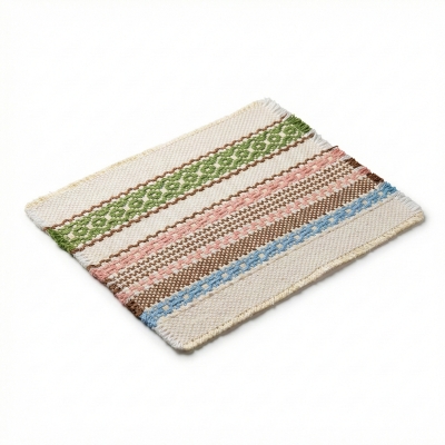 Colorful Striped Woven Placemat for Table Decor